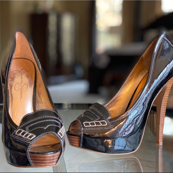 Jessica Simpson Peep Toe Pumps Heels - Picture 8 of 8
